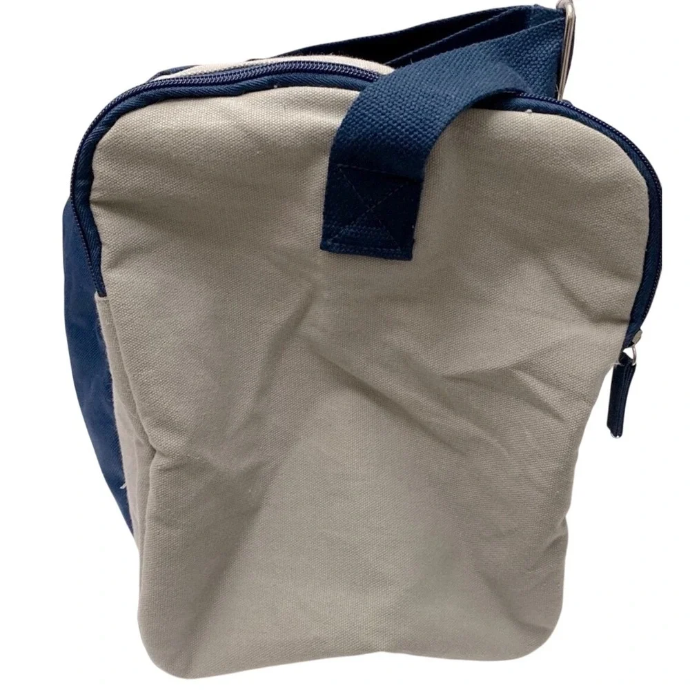 Tommy‎ Bahama Blue/Beige Duffle Bag Travel Gym Carry On